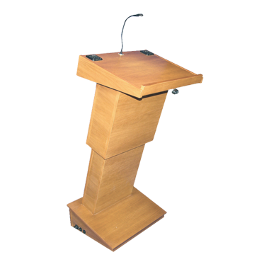 Offex Adjustable Height Mobile Lectern 
